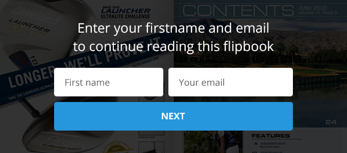 Capture leads within your online flipbook