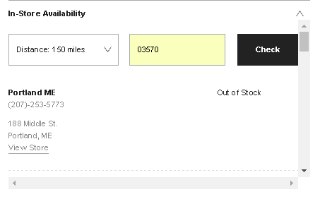 urban outfitters product availability example